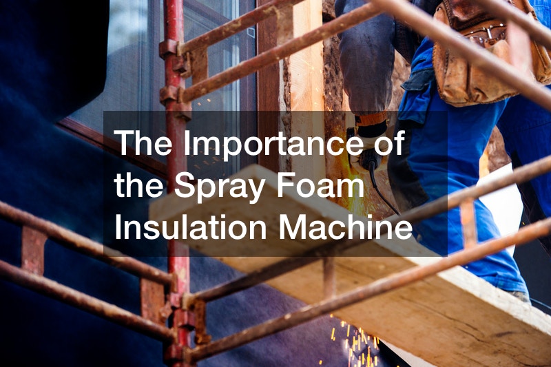 spray foam insulation application