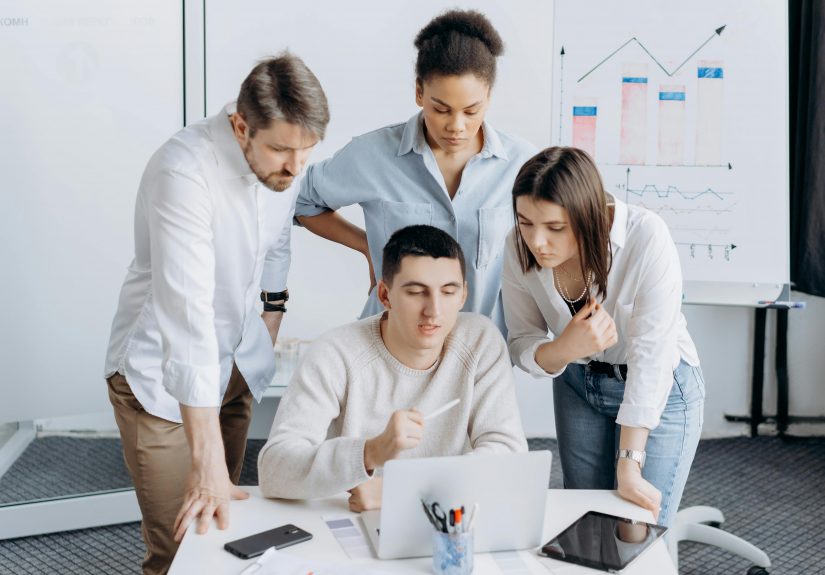 office workers collaborating